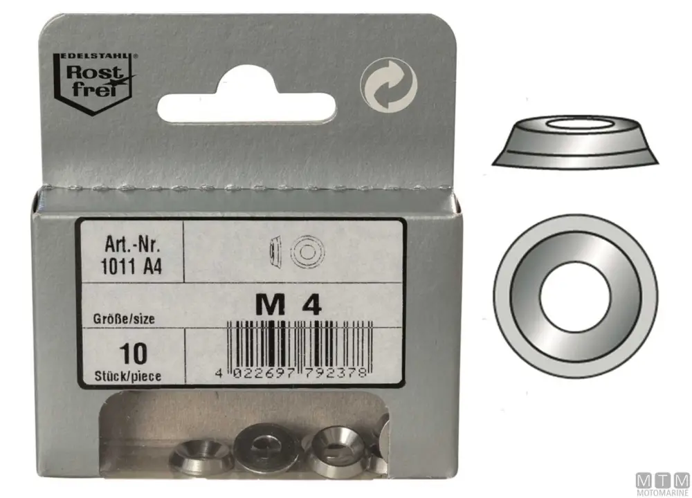 Rondelle coniche din1011 a4 6.4 6pz Più Venduto