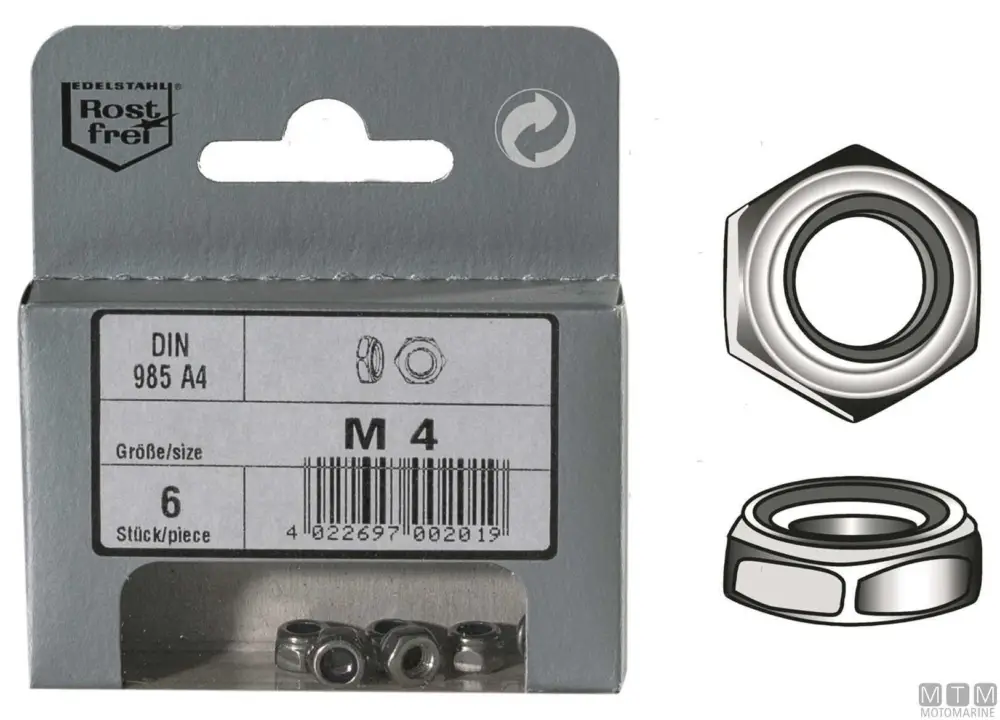 Dadi autobloccanti din985 a4 m3 20pz Super Prezzo