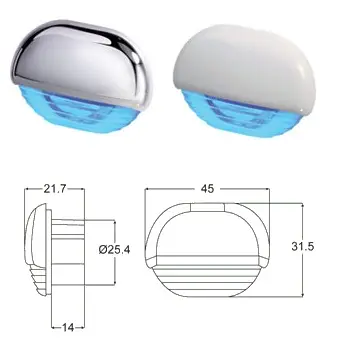Vendita Finale Luce a Led di Cortesia Hella Marine Easy fit