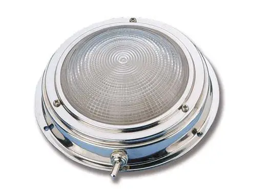 Bestseller Plafoniera Circolare con Interruttore Acciaio Inox