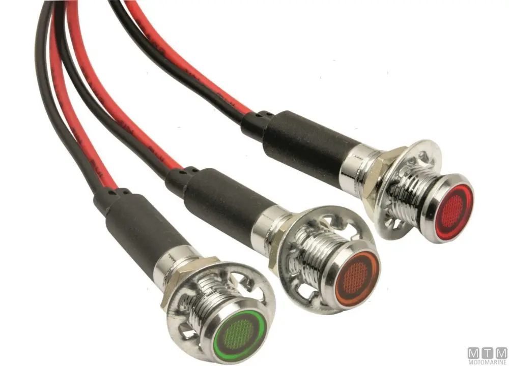 Spia led 8mm verde Popolare