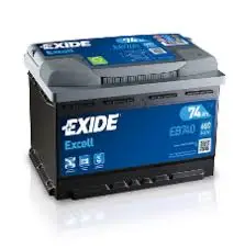 Batterie EXIDE Excell per Avviamento 50Ah 62Ah 74Ah 100Ah Sconto