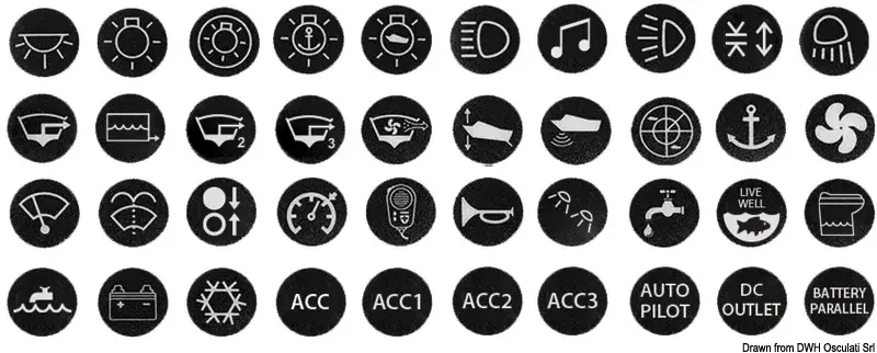 Set 40 stickers per interruttori antivandalo Offerta Limitata
