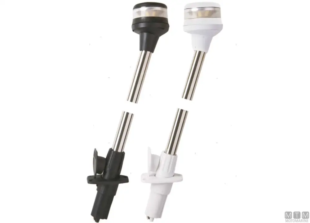 Fanale asta est led h100cm bianco <20m Spedizione Espresso