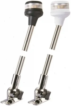Fanale asta pieg led h100cm nero <20m Offerta Limitata