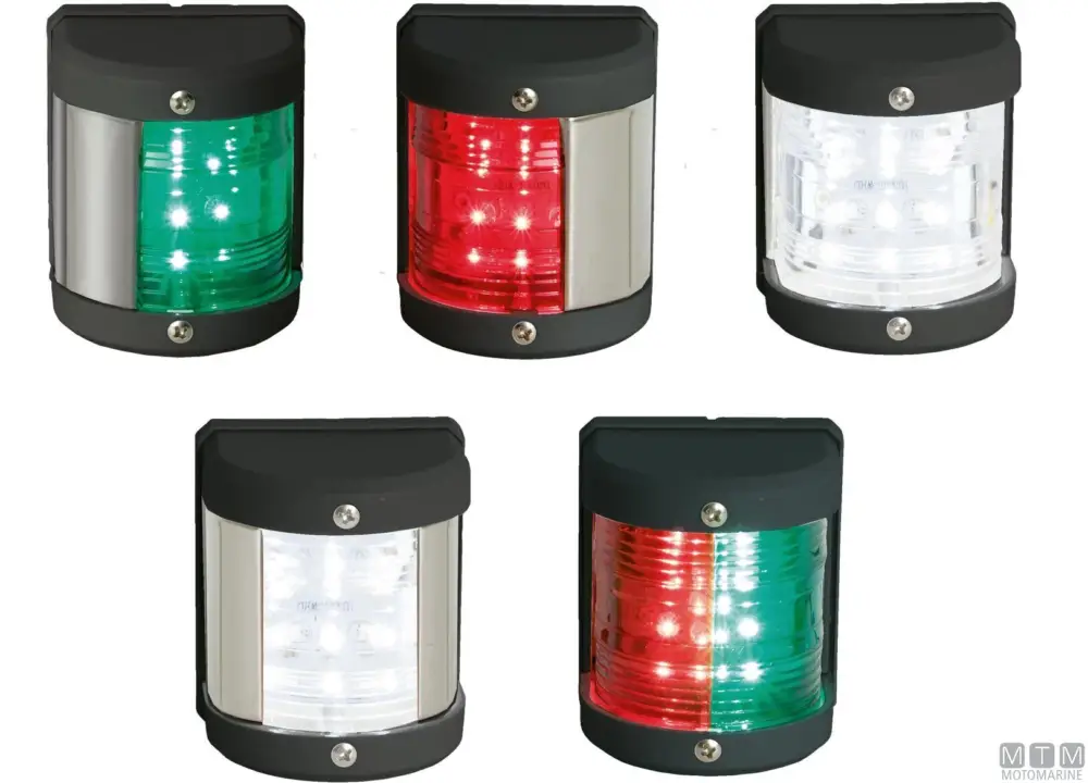 Fanale midi led 12v bk 225°bianco Esclusivo