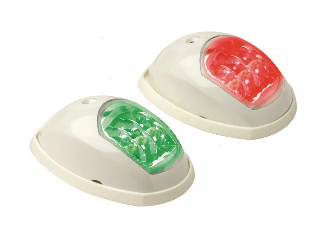 Fanali colreg rosso+verde pl bianca Professionale