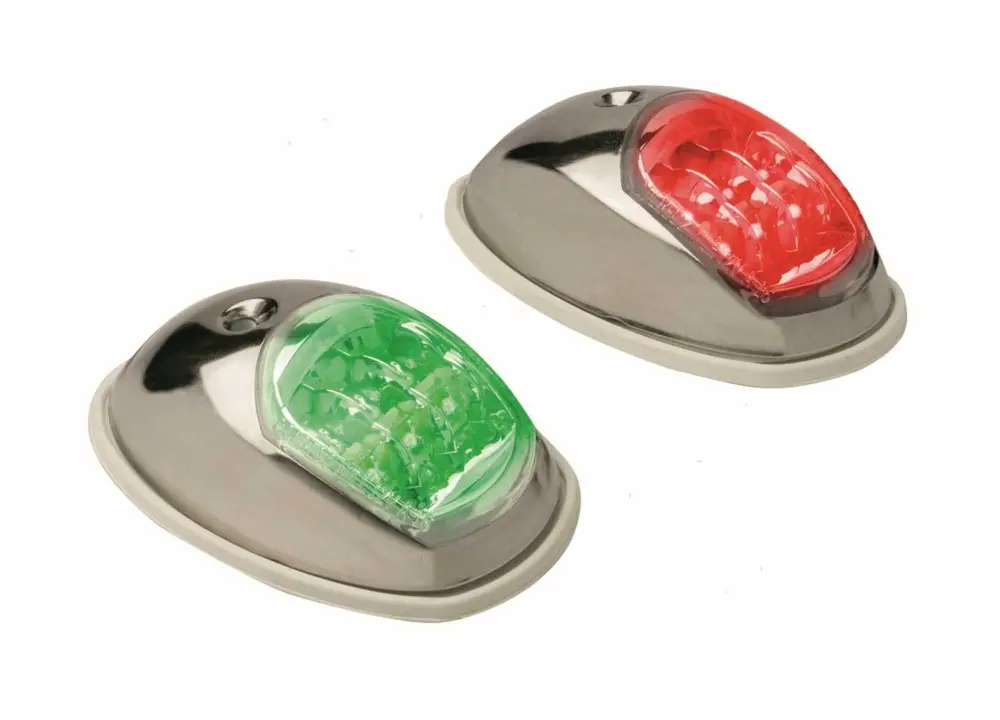 Prezzo Conveniente Fanali colreg rosso+verde inox