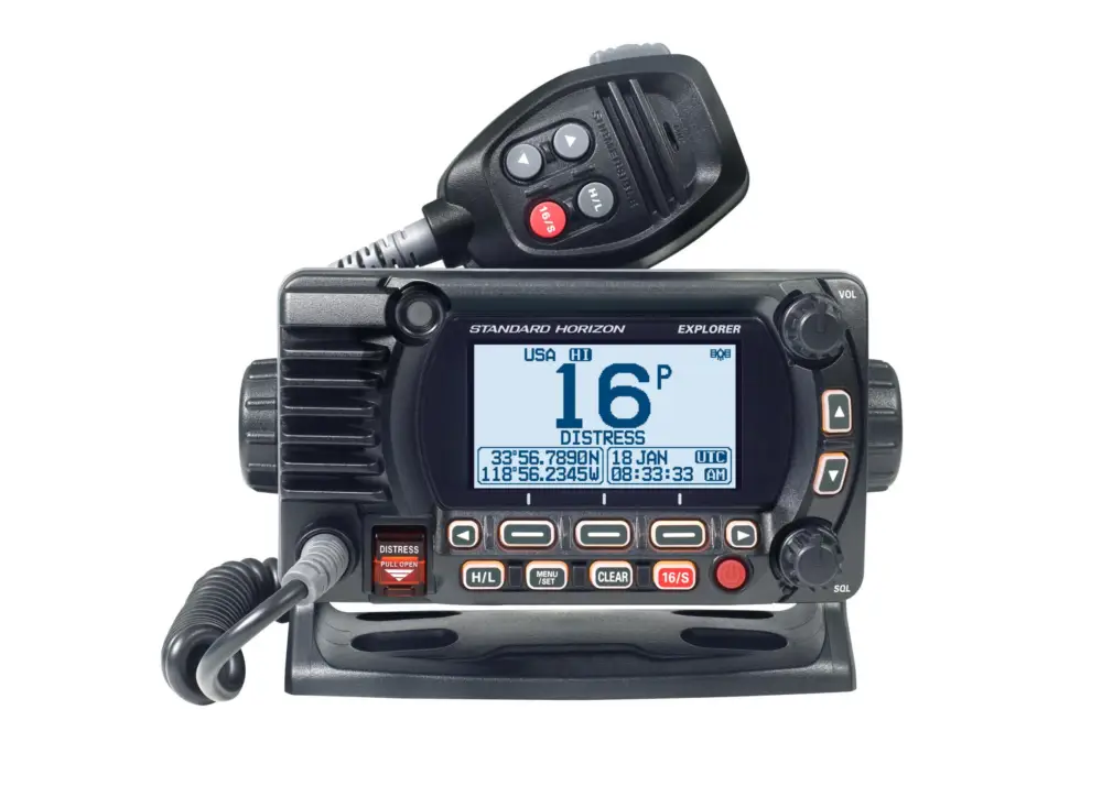 Nuova Collezione VHF Fisso GX1850GPS Ricetrasmettitore con GPS e compatibilità NMEA2000 Standard Horizon