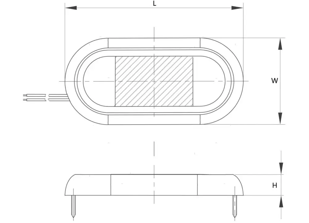 Luce led 12/24v 12w ip67 136x66 pl A Buon Prezzo