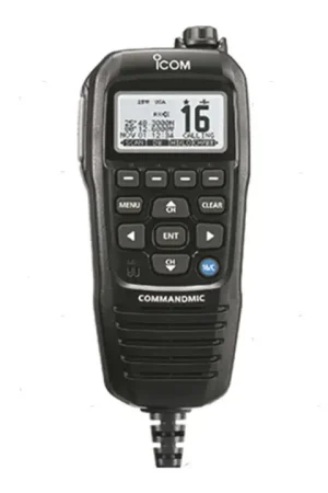 Offerta HM-229B Commandmic nero per IC-M605EURO/M510E con retroilluminazione bianca
