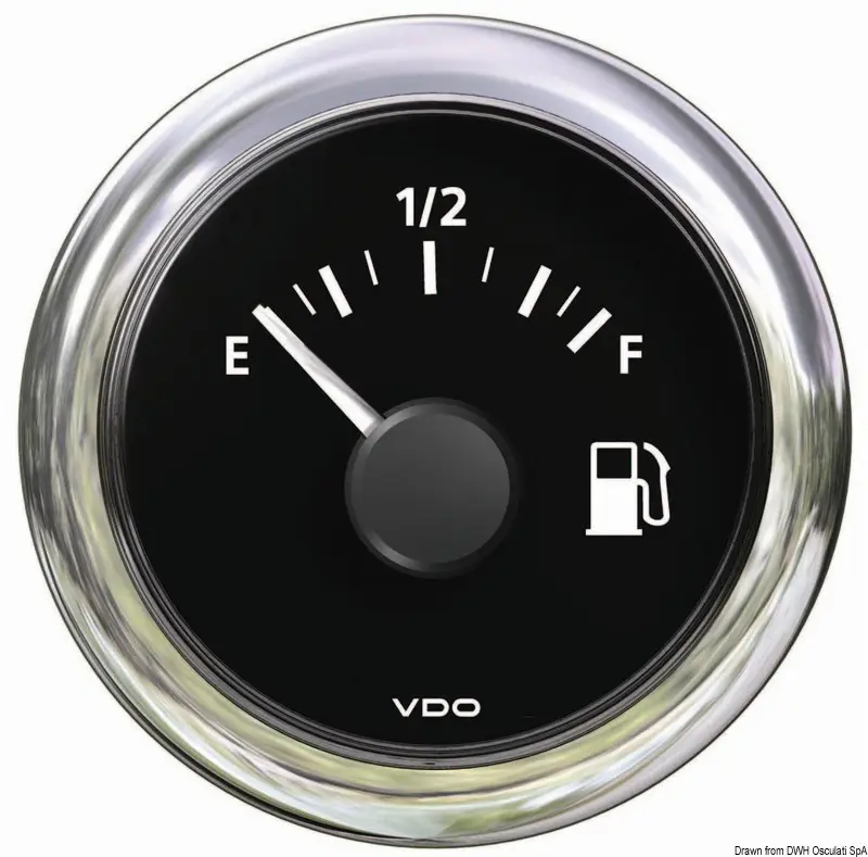 Indicat livello carburante 10/180 ohm nero Vendita Finale