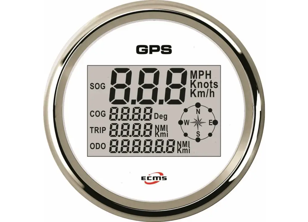 Direttamente Dal Produttore Contanodi gps white chrome