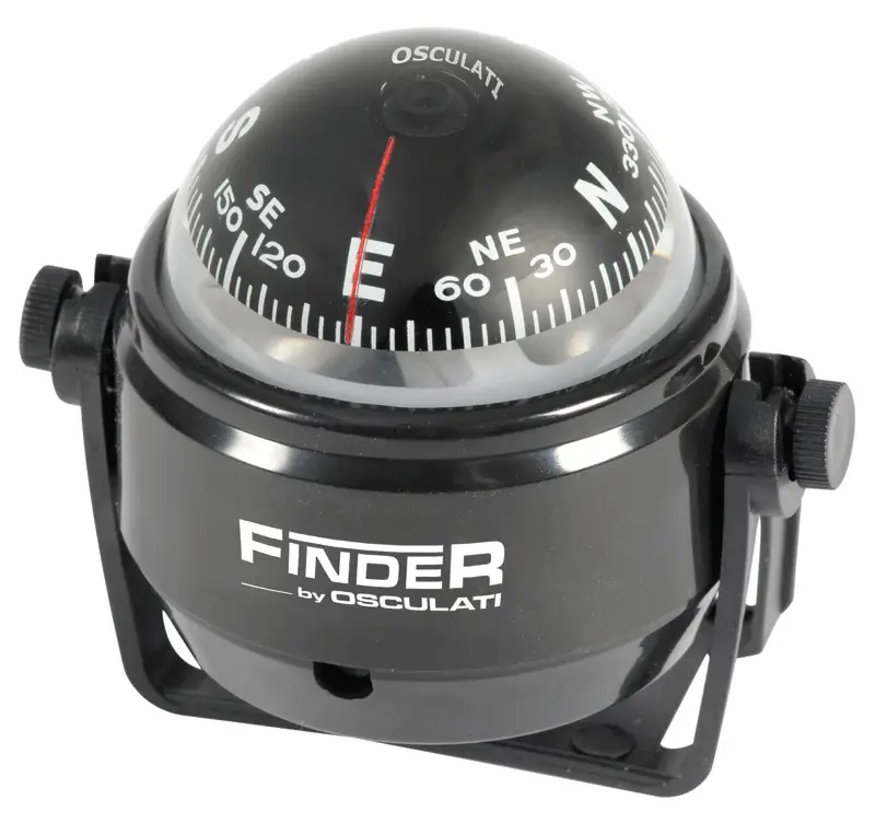 Sconto Bussola con staffa Finder nera, rosa nera