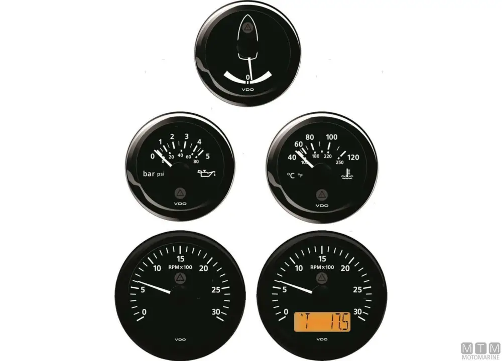 Super Prezzo Voltmetro 8-16v vdo black