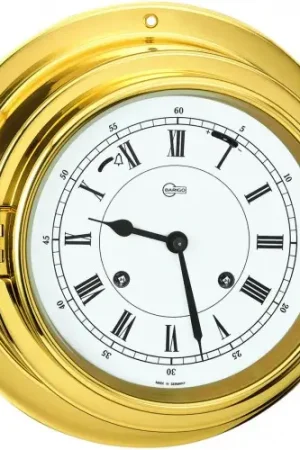 Orologio Serie Columbus Barigo Ottone Lucido con Quarti Marini Consegna Rapida
