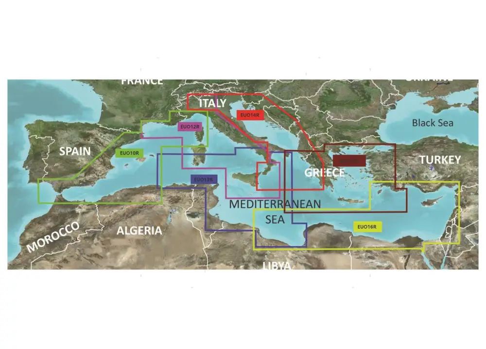 Sconto Garmin Bluechart G3 Vision VEU010R Regular Mediterraneo Spagna e Francia