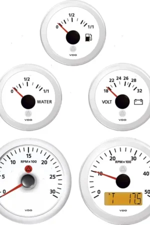 Indicatore livello carb 90-0 vdo white Pagamento Sicuro