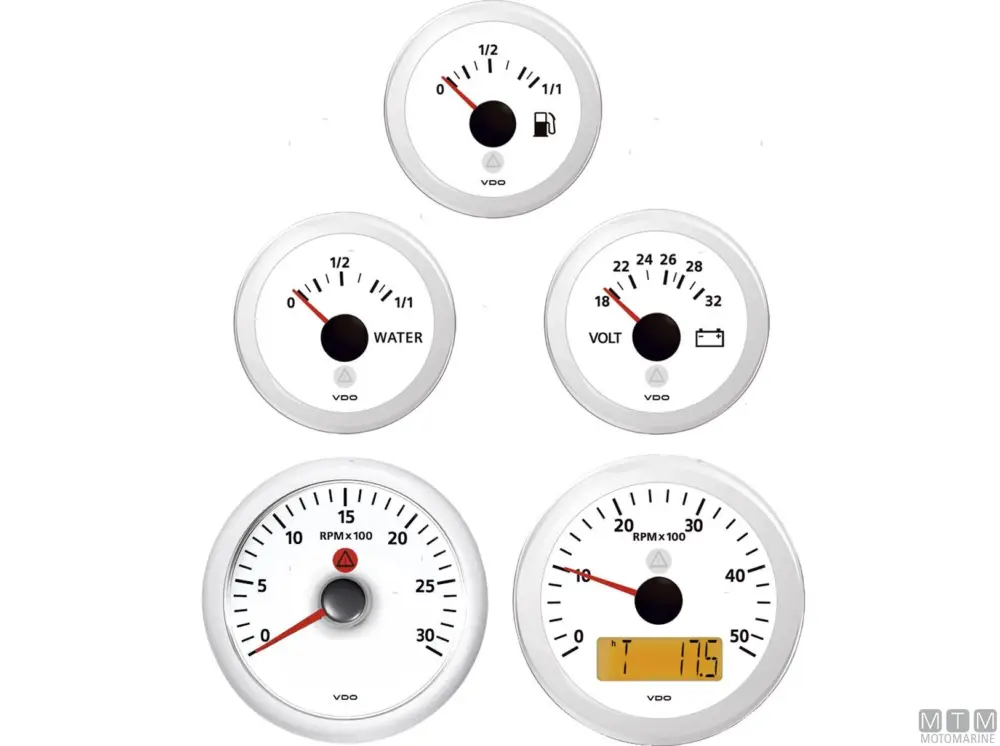Compra Online Voltmetro 8-16v vdo white