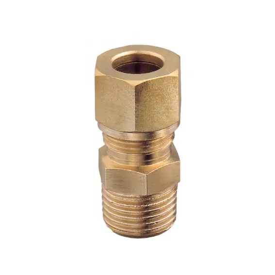 Raccordo Dritto in Ottone per Timonerie 1/4'x8 Sconto