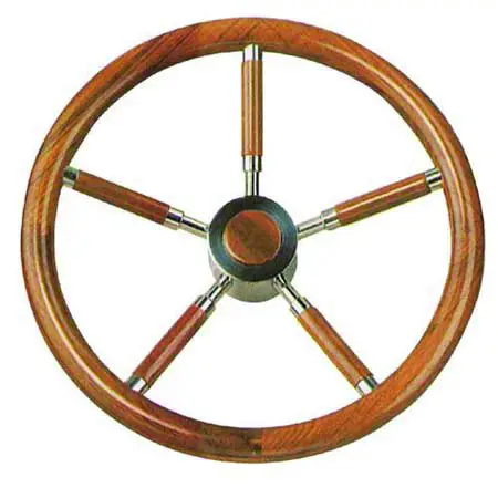 Prezzo Ridotto Ruota timone teak Ø mm.400