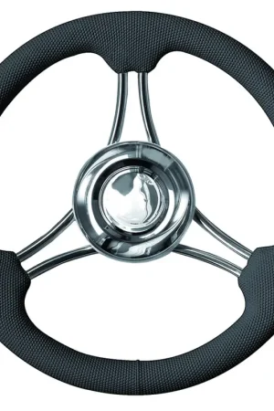 Ruota timone nero Ø mm.350 Occasione Imperdibile