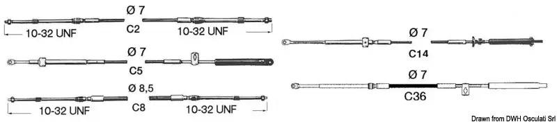 Bestseller Cavo Telecomando Ultraflex C2 per Timonerie da 5'