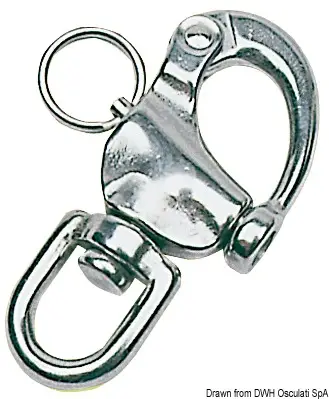 Moschettone inox spinnaker 128 mm Occasione