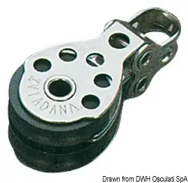 Offerta Speciale Bozzello 2 pulegge 6x25