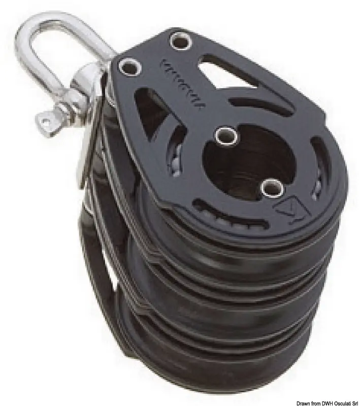 Bozzello 3 pulegge (testa universale) B Occasione