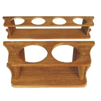 Porta Bottiglie in Vero Legno Teak Consegna Rapida