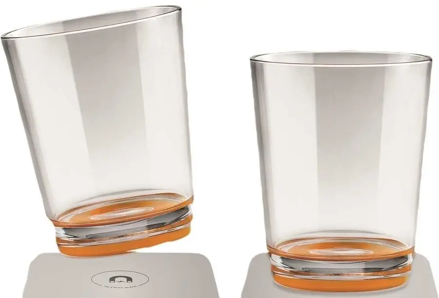 Spedizione Espresso Set 2 Bicchieri Magnetici Silwy
