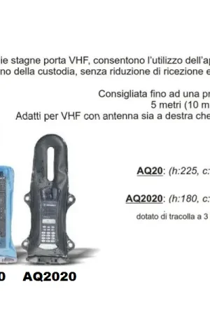 Custodia Stagna Originale AQUAPAC VHF con Tracolla Subito Disponibile