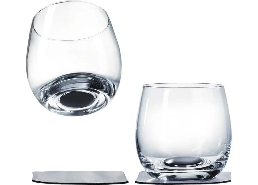 Spedizione Espresso Set 2 Bicchieri Magnetici da Whisky Silwy