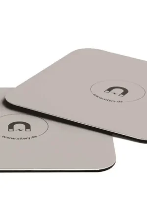 Set 2 Sottobicchieri Metallici Per Bicchieri Magnetici Quantità Limitata