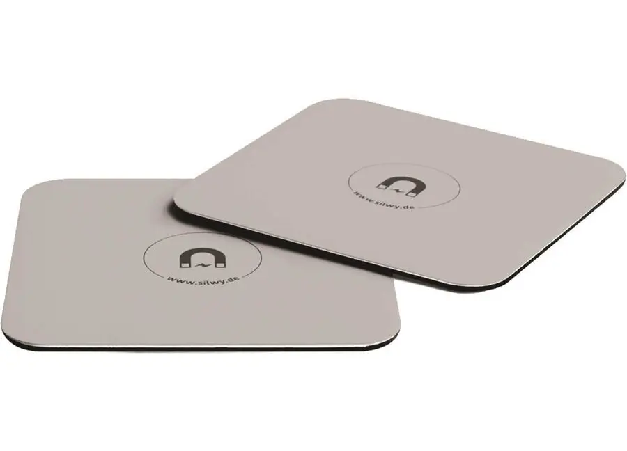 Set 2 Sottobicchieri Metallici Per Bicchieri Magnetici Quantità Limitata
