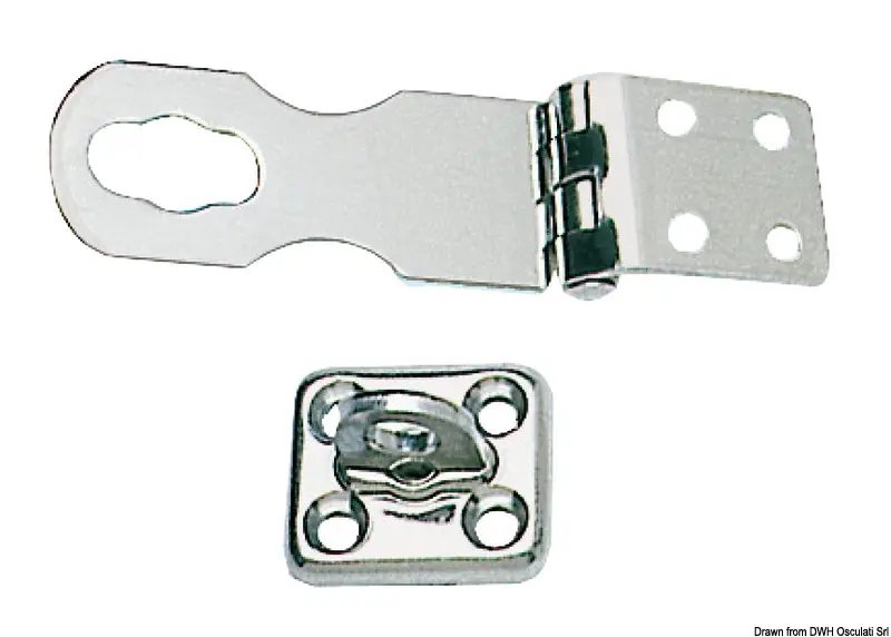 Ferma gavoni inox 64x29 mm Di Tendenza