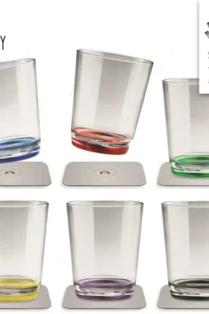 Set 6 bicchieri magnetici silwy multicol Compra Online