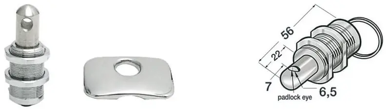 Super Prezzo Chiusura gavoni inox lucchetto De Luxe