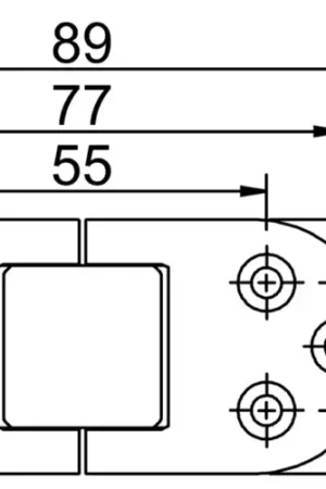 Cerniera autoreggente a 2 perni 89x38 mm Miglior Prezzo