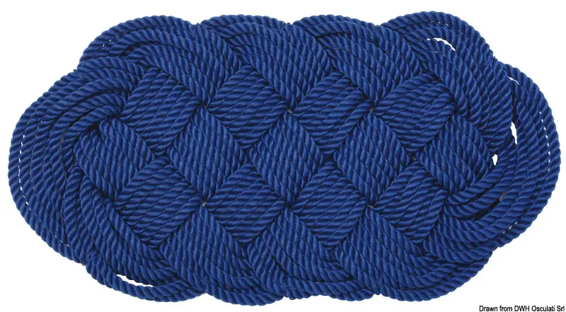 Scelto Dai Clienti Zerbino nylon 47 x 23 cm blu
