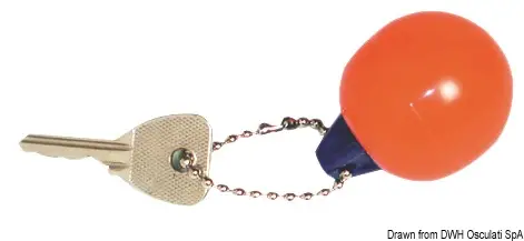Portachiavi parabordo tondo blu/rosso Compra Oggi Stesso