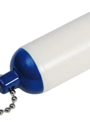 Portachiavi parabordo allungato bianco/blu Offerta Lampo
