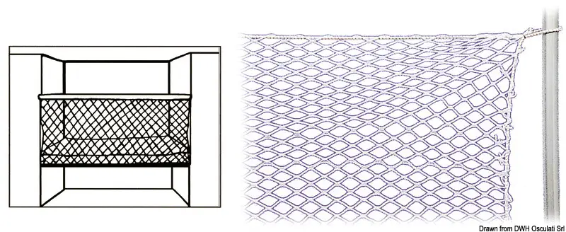 Rete nylon per protezione cuccette Prezzo Di Fabbrica