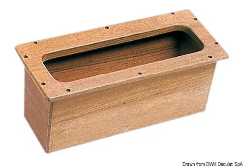 Prezzo Ridotto Box incasso teak 450x190x190 mm