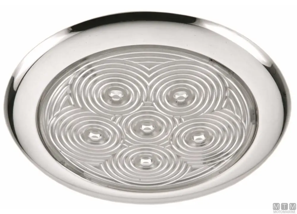 Plafoniera led br-slim 12v d132mm inox Nuovo Arrivo