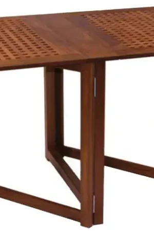 Offerta Tavolo teak pieghevole 78x145x70 cm