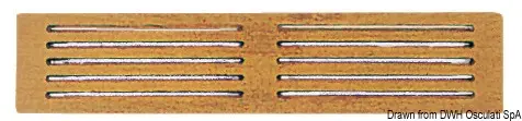 Frontalino protezione teak 445x100 mm Offerta Del Giorno