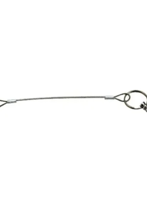 Pagamento Sicuro Piastrina inox Ø 6 mm + cavetto inox Ø 1,6 mm + spina inox