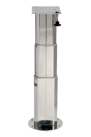 Gamba telescopica in acciaio inox per tavolo Economico